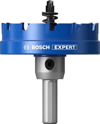 Gergaji Lubang Logam Lembaran Bosch EXPERT 55 mm untuk pemotongan logam.